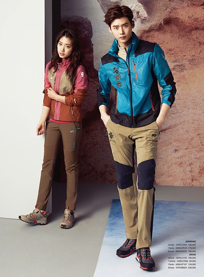 3rd Batch Of Millet S/S 2015 Ads Feat. Lee Jong Seok & Park Shin Hye